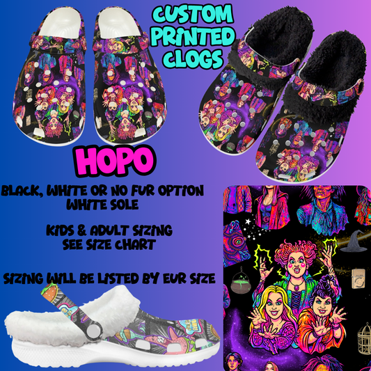 HOPO-CLOG 7 RUN-PREORDER CLOSING 10/17