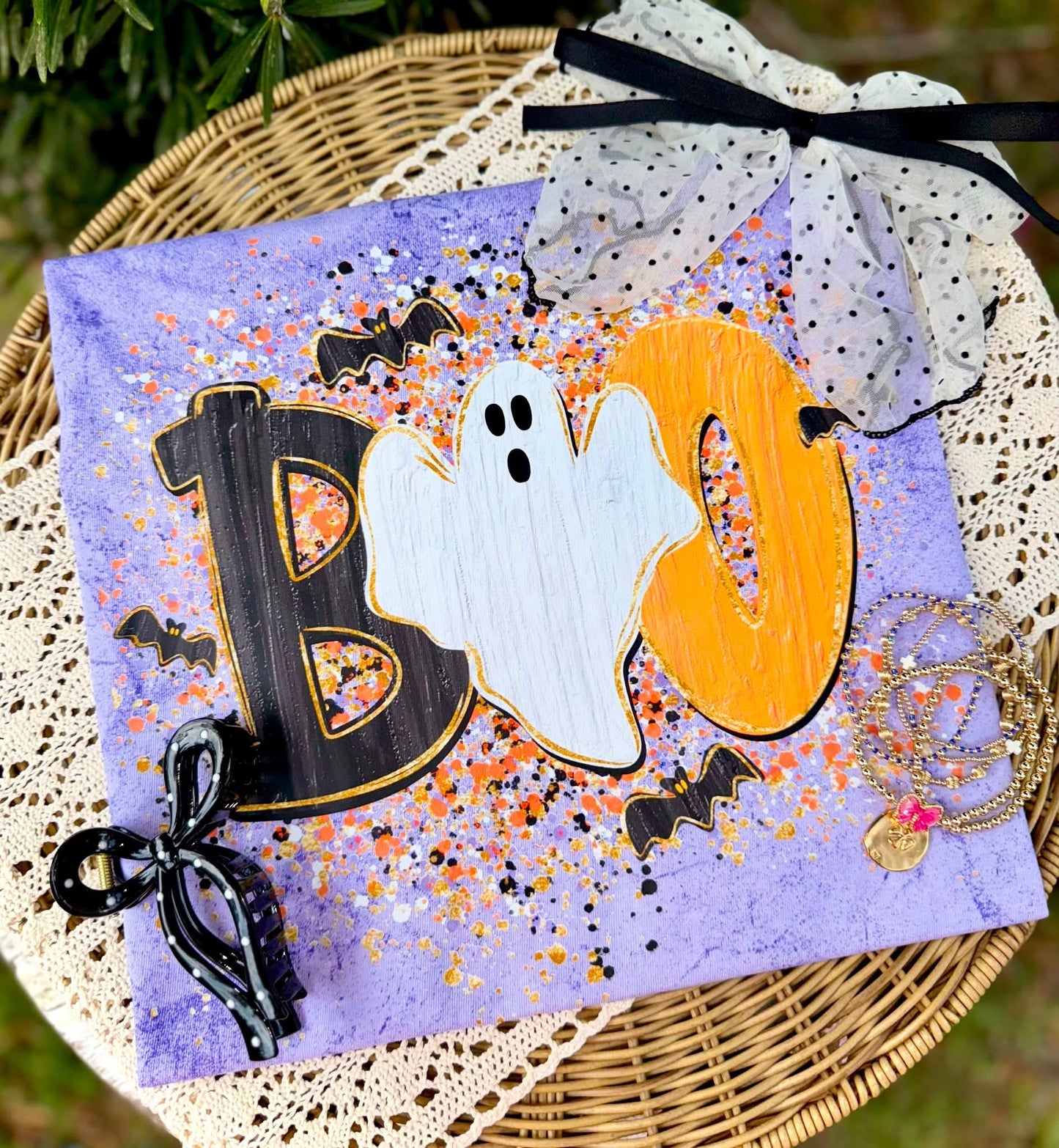 COLORBLAST Boo Ghost Middle Tee.