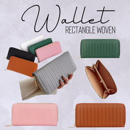 Wallet - Faux Leather - Woven
