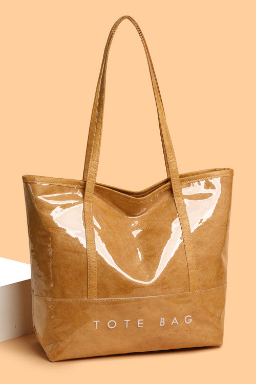 Camel Retro Tote Bag