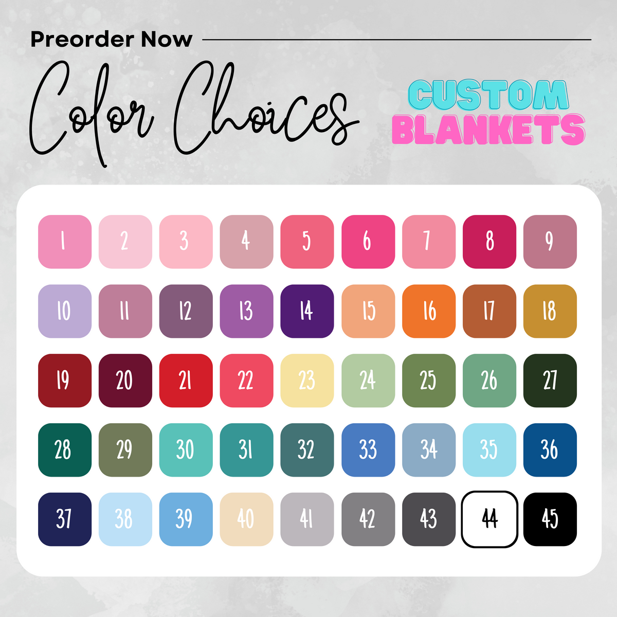 Custom Blanket - PREORDER