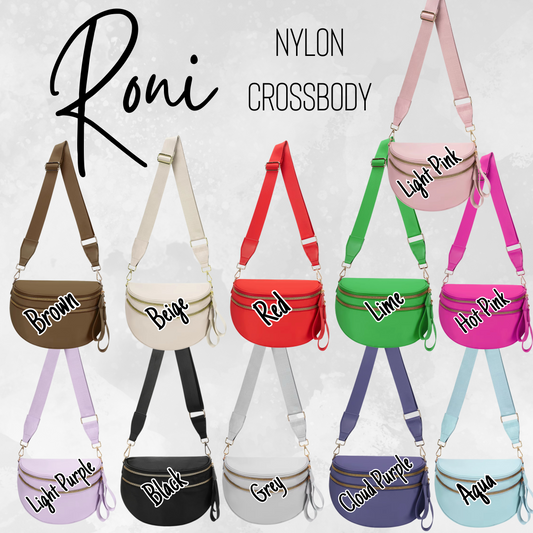 Roni - Solids - Nylon Crossbody - PREORDER