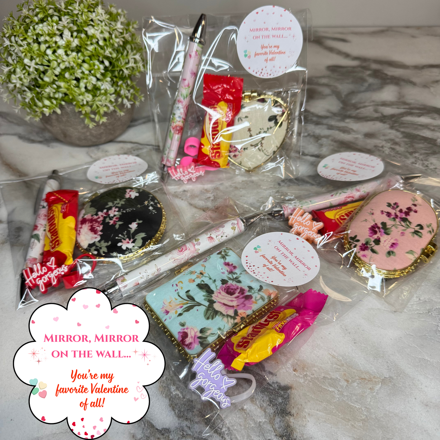 Valentine Bundled Set #10 - Floral Mirror