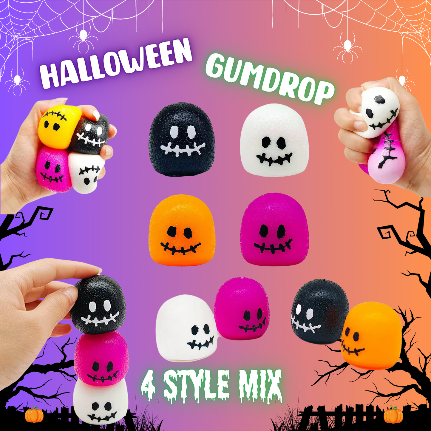 Squishy Toy - Halloween Gumdrop