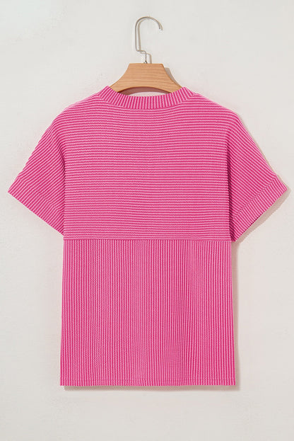 Pink Corded Top