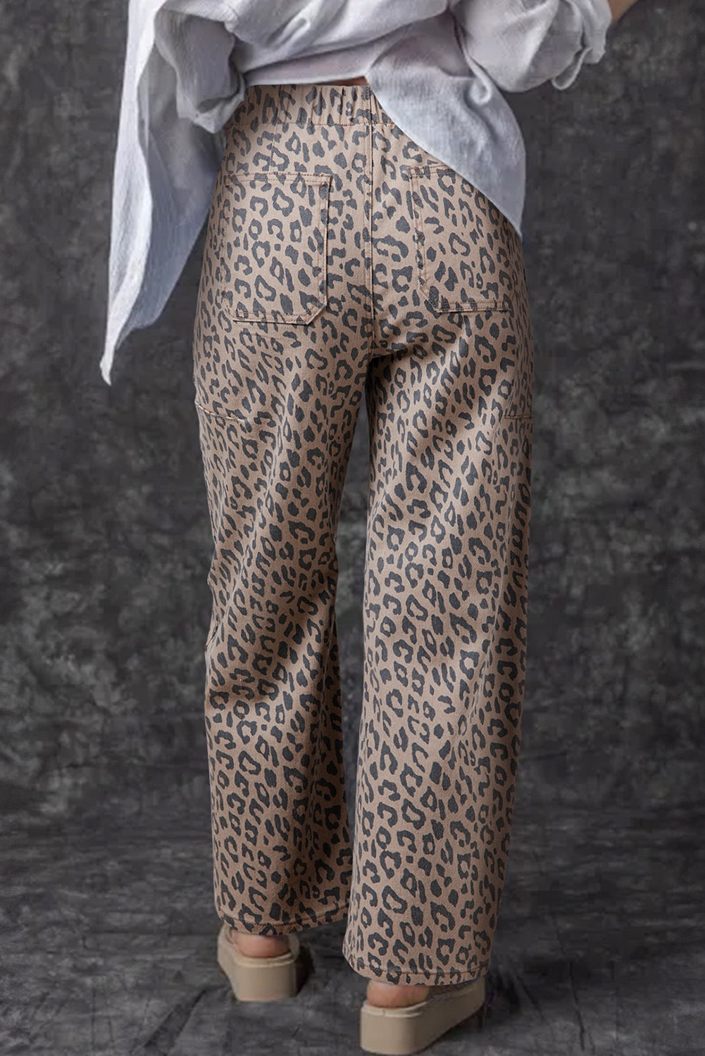 Leopard Print Jeans RTS