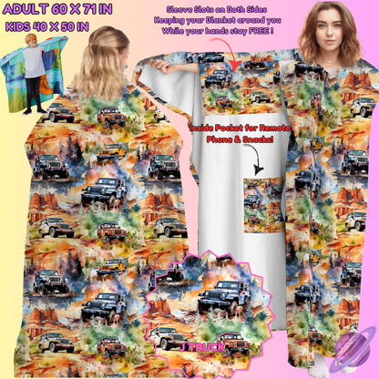 WEARABLE THROW RUN-J TRUCK-PREORDER CLOSING 8/31