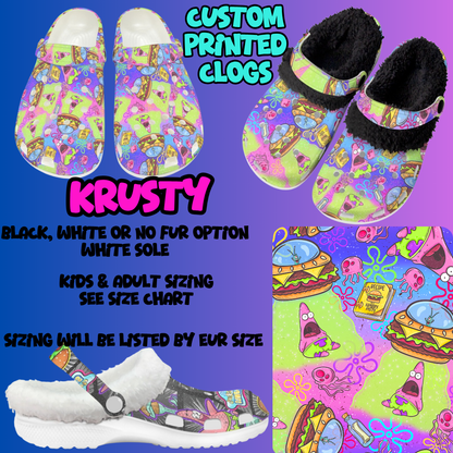 KRUSTY-CLOG 7 RUN-PREORDER CLOSING 10/17