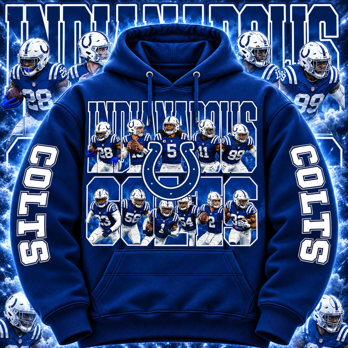 PRO FBALL HOODIE COLLECTION W/ SLEEVE PRINT GROUP 3