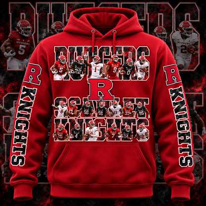COLLEGE FB HOODIE W/ SLEEVE PRINT COLLECTION