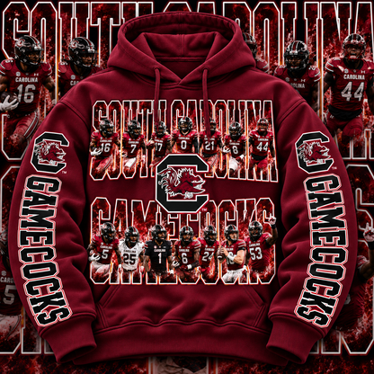 COLLEGE FB HOODIE W/ SLEEVE PRINT COLLECTION