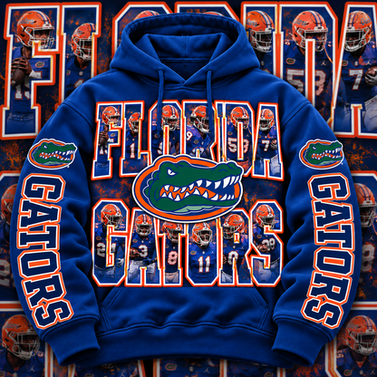 COLLEGE FB HOODIE W/ SLEEVE PRINT COLLECTION