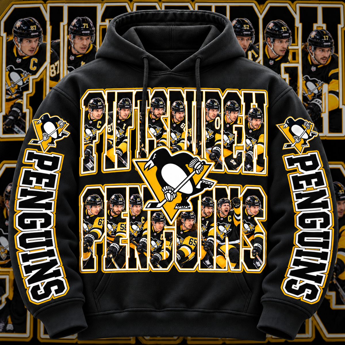 HOCKEY HOODIE COLLECTION W/ SLEEVE PRINT GROUP 1