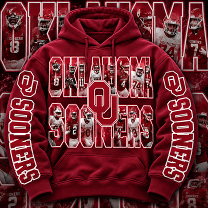 COLLEGE FB HOODIE W/ SLEEVE PRINT COLLECTION