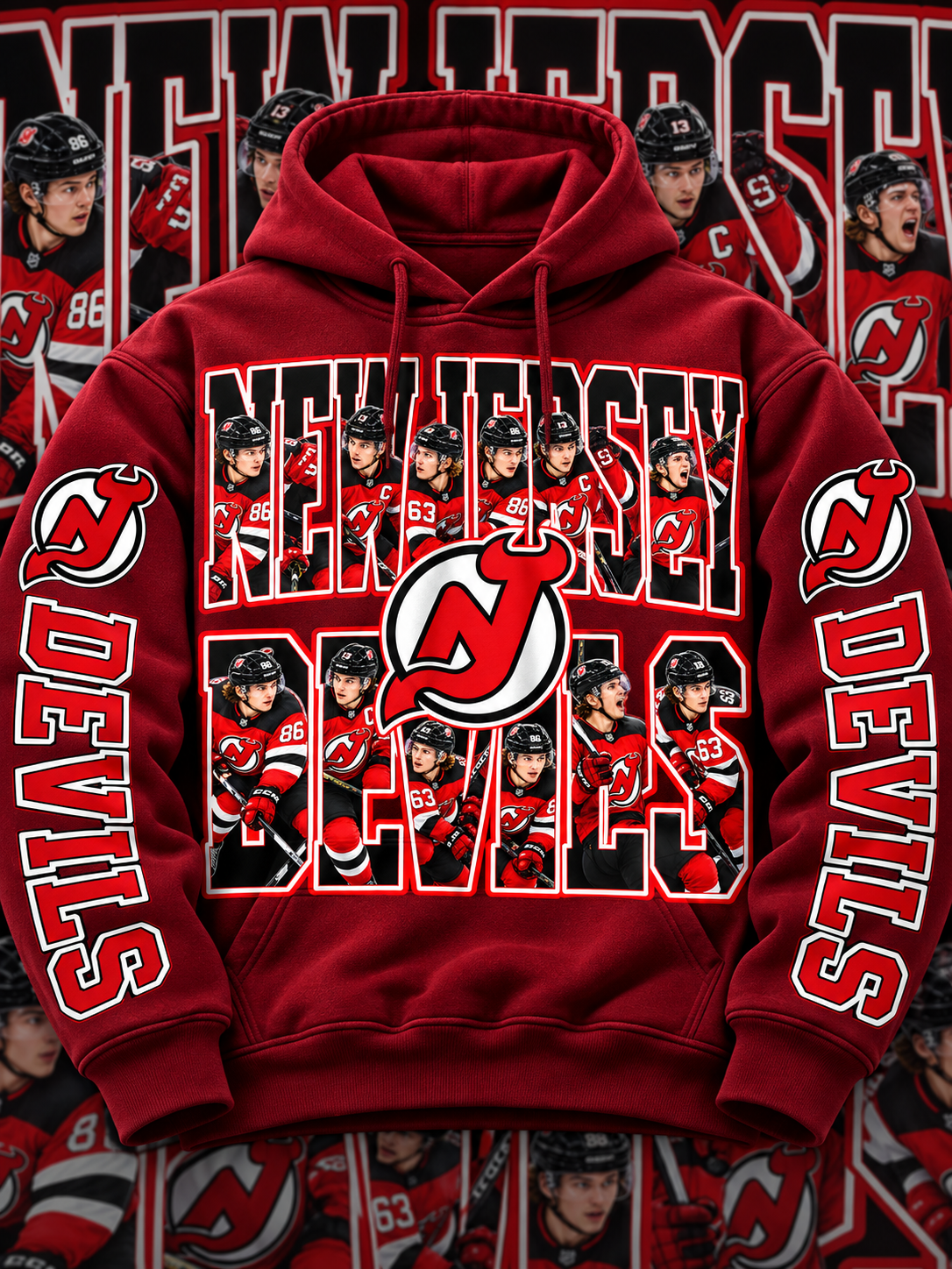 HOCKEY HOODIE COLLECTION W/ SLEEVE PRINT GROUP 3