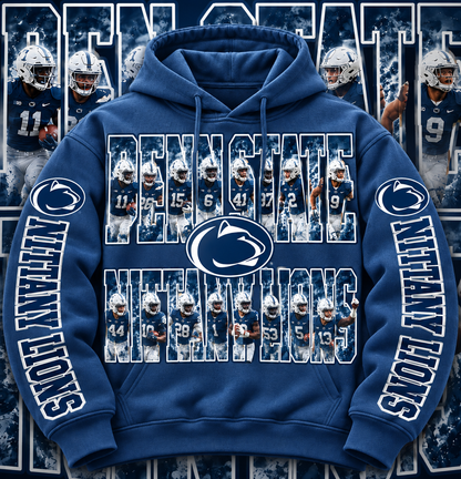 COLLEGE FB HOODIE W/ SLEEVE PRINT COLLECTION