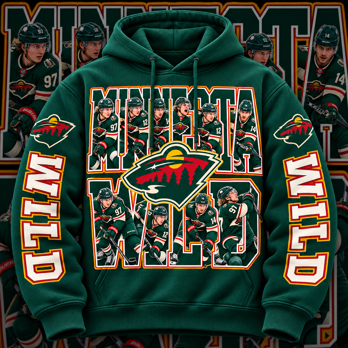 HOCKEY HOODIE COLLECTION W/ SLEEVE PRINT GROUP 3