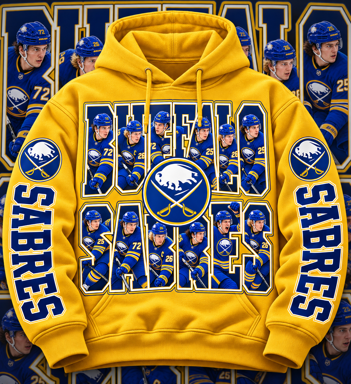 HOCKEY HOODIE COLLECTION W/ SLEEVE PRINT GROUP 4