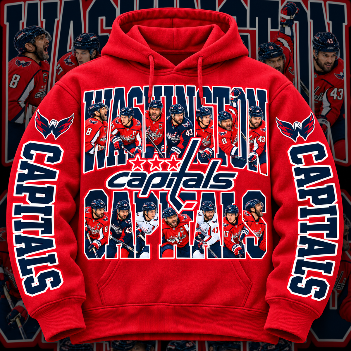 HOCKEY HOODIE COLLECTION W/ SLEEVE PRINT GROUP 4