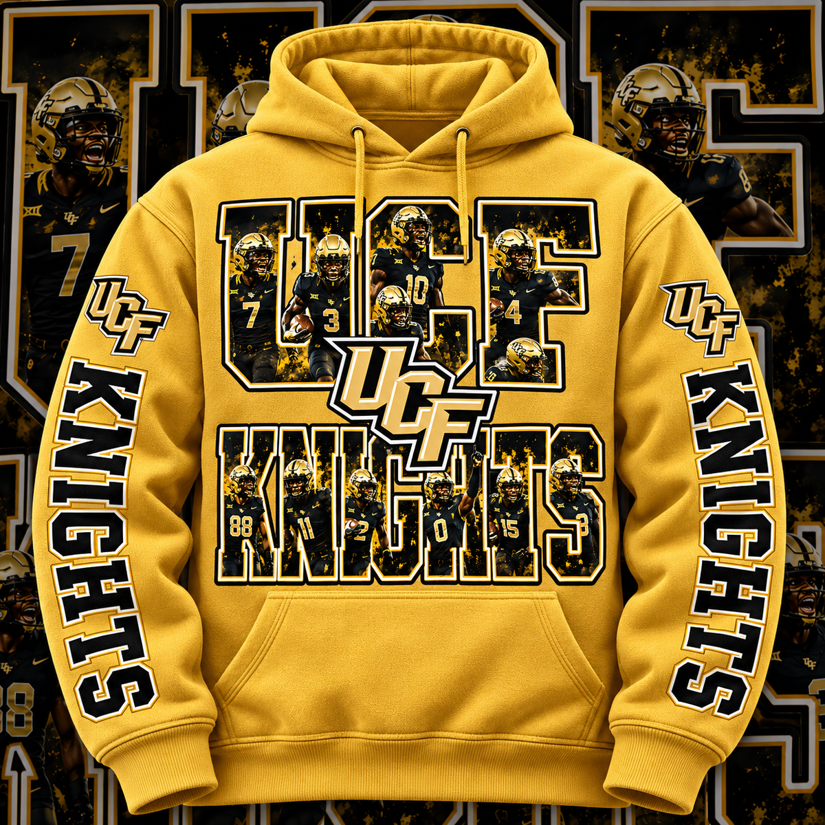 COLLEGE FB HOODIE W/ SLEEVE PRINT COLLECTION