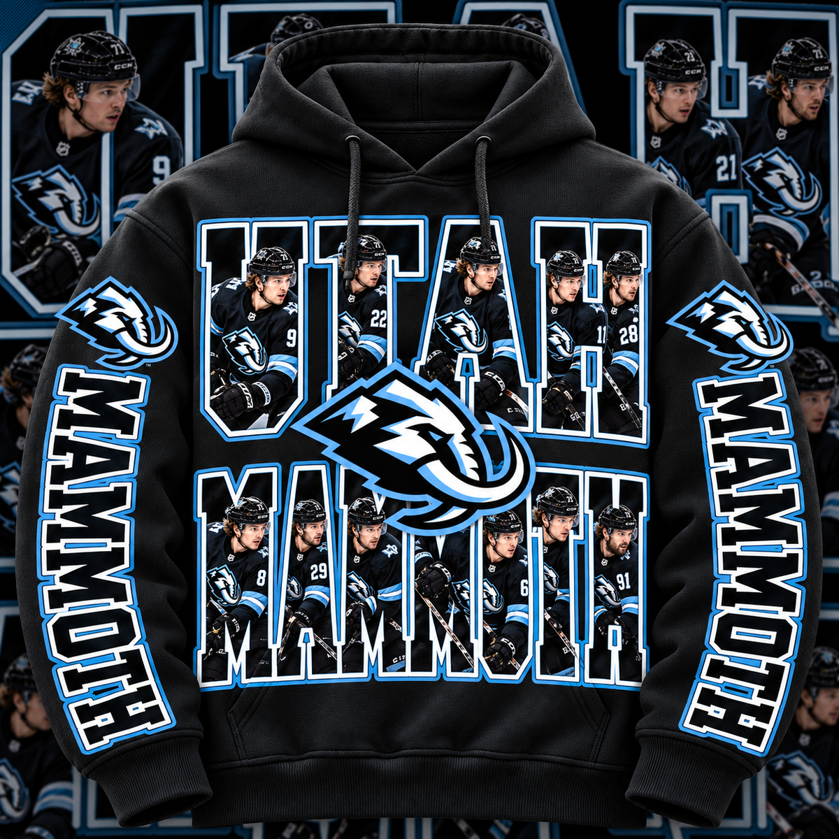 HOCKEY HOODIE COLLECTION W/ SLEEVE PRINT GROUP 4