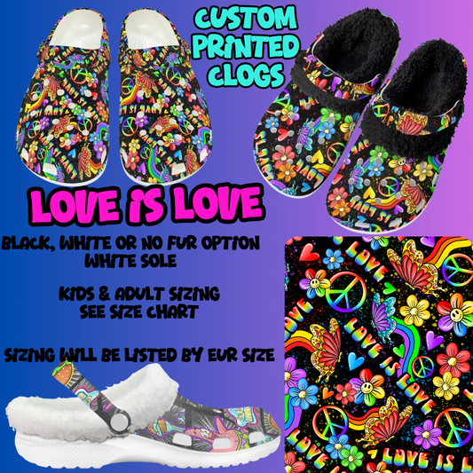 LOVE IS LOVE-CLOG 7 RUN-PREORDER CLOSING 10/17