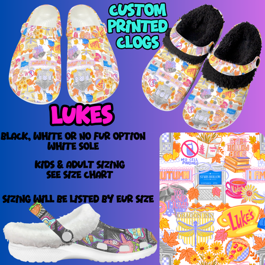 LUKES-CLOG 7 RUN-PREORDER CLOSING 10/17