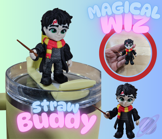MAGICAL WIZ-3D PRINTED STRAW BUDDY