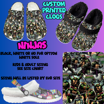 NINJAS-CLOG 7 RUN-PREORDER CLOSING 10/17