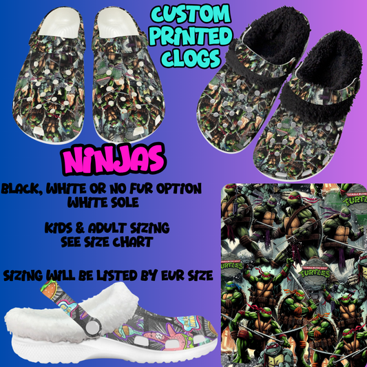 NINJAS-CLOG 7 RUN-PREORDER CLOSING 10/17