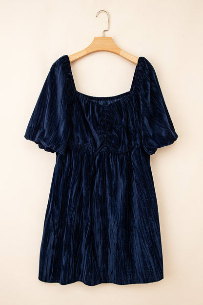 Navy Velvet Plus Size Dress September.