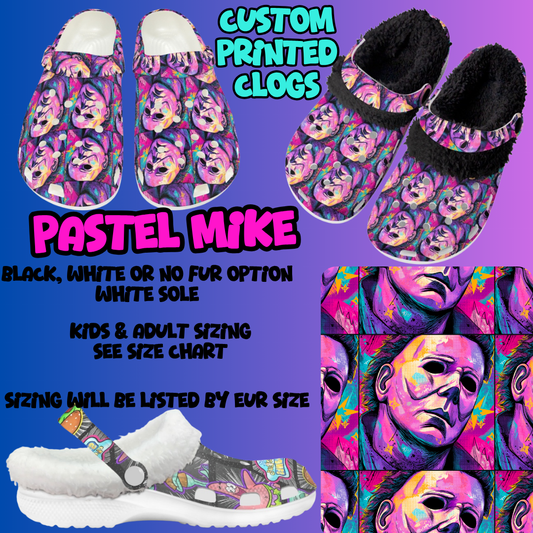 PASTEL MIKE-CLOG 7 RUN-PREORDER CLOSING 10/17