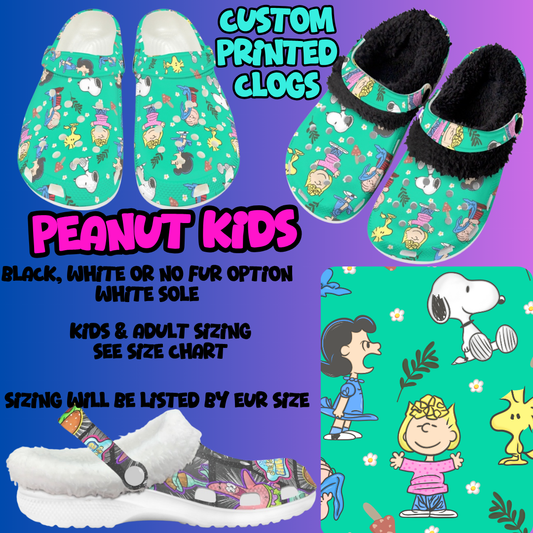 PEANUT KIDS-CLOG 7 RUN-PREORDER CLOSING 10/17