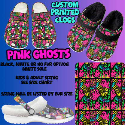 PINK GHOSTS-CLOG 7 RUN-PREORDER CLOSING 10/17