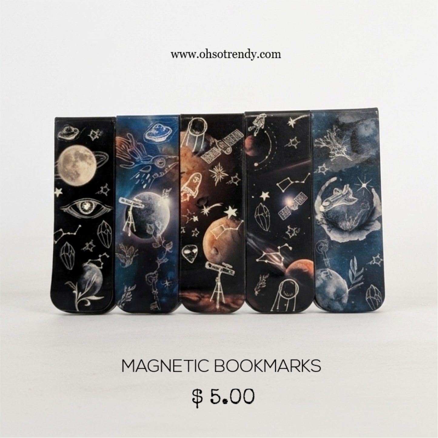 SPACE MAGNETIC BOOKMARKS