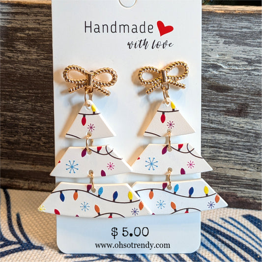 HOLIDAY TREE EARRINGS