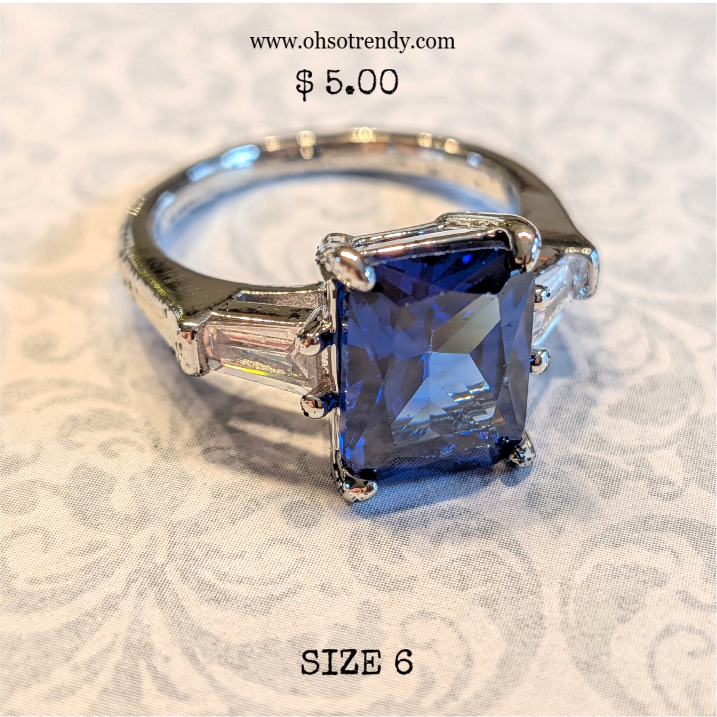 BLUE ZIRCON RING