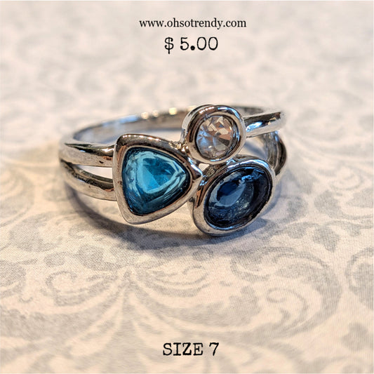 BLUE ZIRCON RING