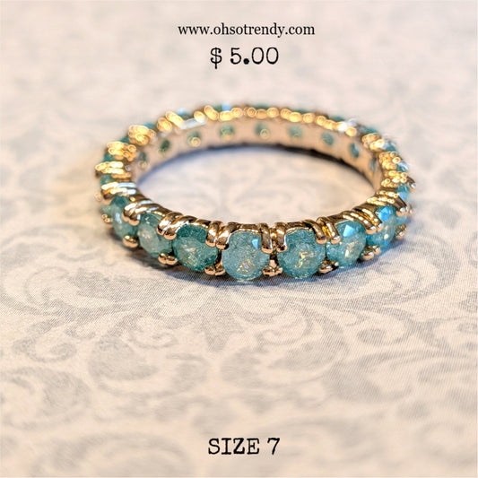 SEA BLUE ZIRCON RING