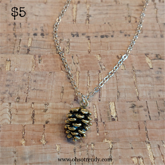 PINE CONE NECKLACE
