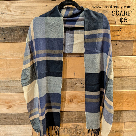 PLAID SCARF
