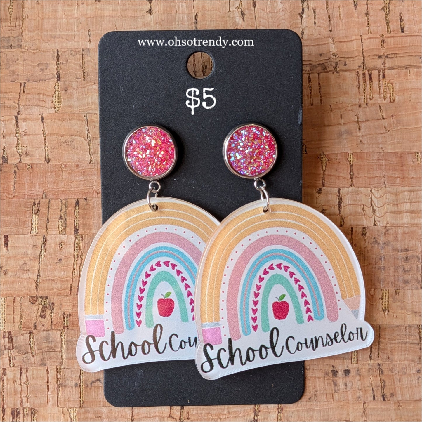 SCHOOL COUNSELOR EARRINGS