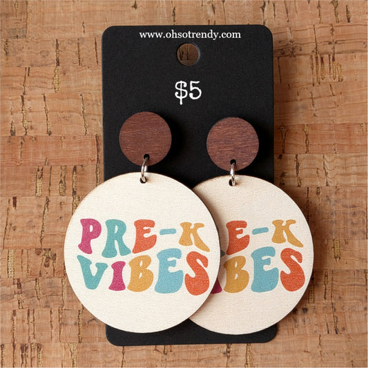 PRE-K TEACHER EARRINGS