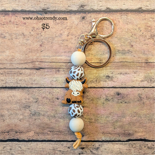 HIGHLAND COW KEYCHAIN