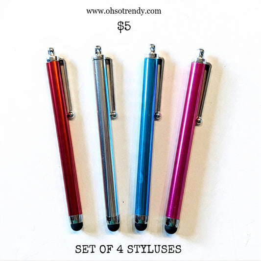 SET OF 4 STYLUSES