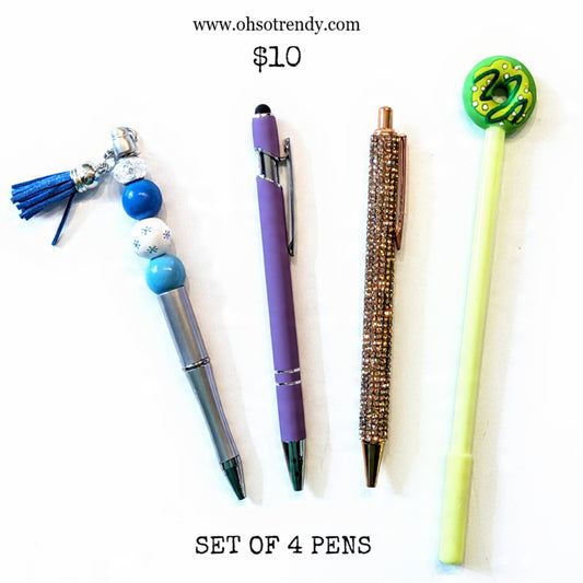 SET OF 4 PENS