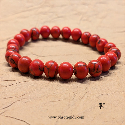RED STONE BRACELET