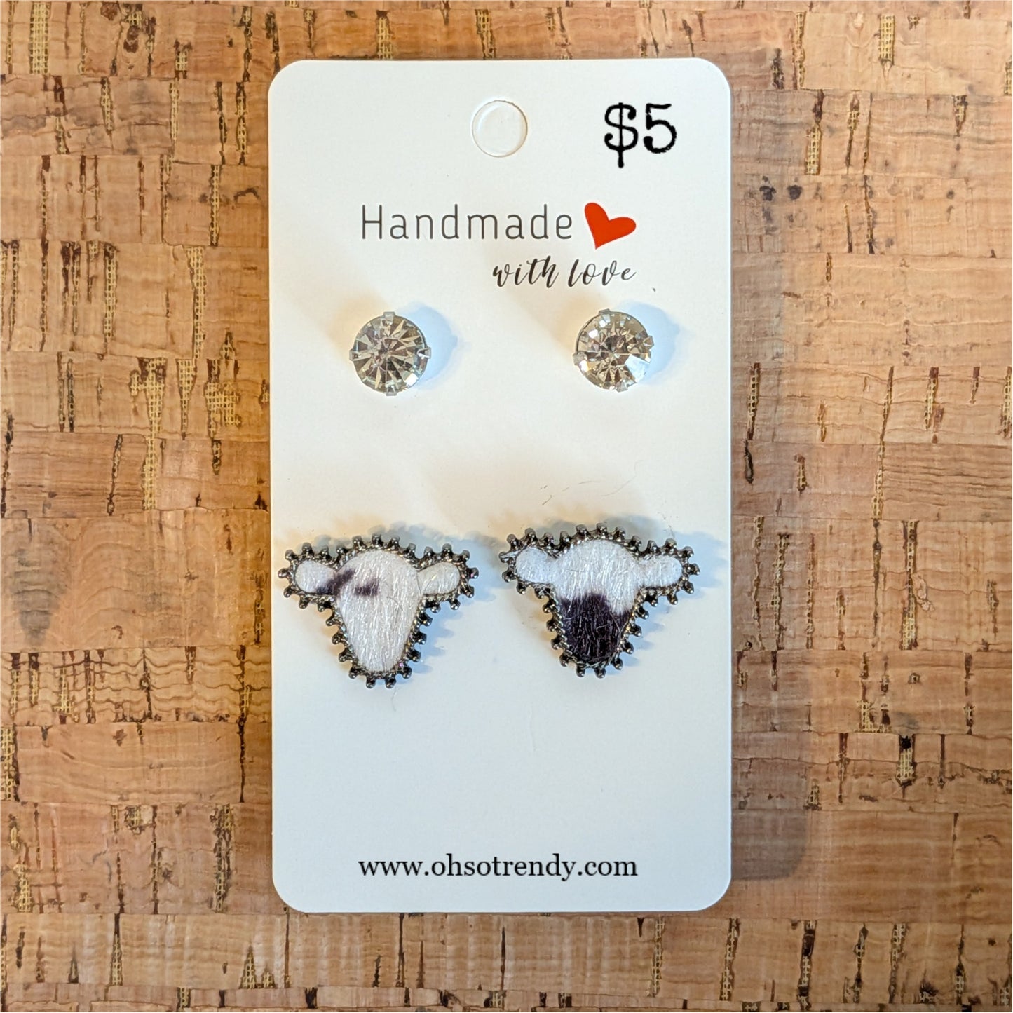 COW EARRINGS SET