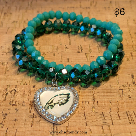 NFL BRACELET SET - PHILADELPHIA EAGLES