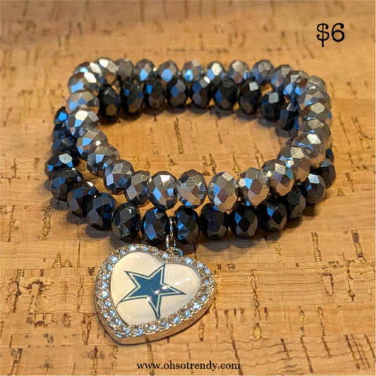 NFL BRACELET SET - DALLAS COWBOYS